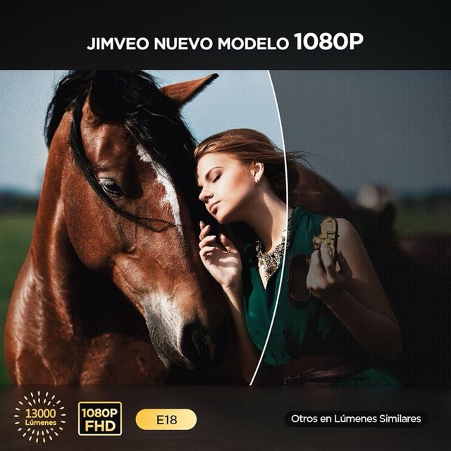 Proyector Jimveo WiFi 6 Bluetooth 1080P