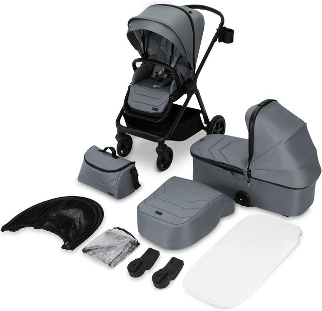 Silla Paseo MoMi Giselle 2 en 1 Gris NUEVO