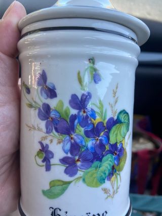 Barattolo in ceramica con fiori Héroïne