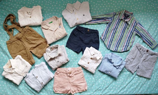 Camisas y pantalones 12-18 Meses