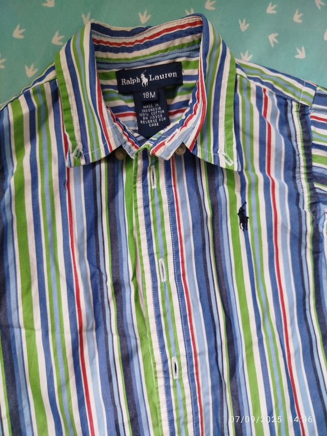 Camisas y pantalones 12-18 Meses