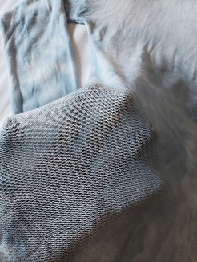Jersey tie-dye azul punto fino