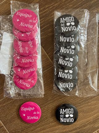 LOTE CHAPAS DESPEDIDA SOLTERO / SOLTERA