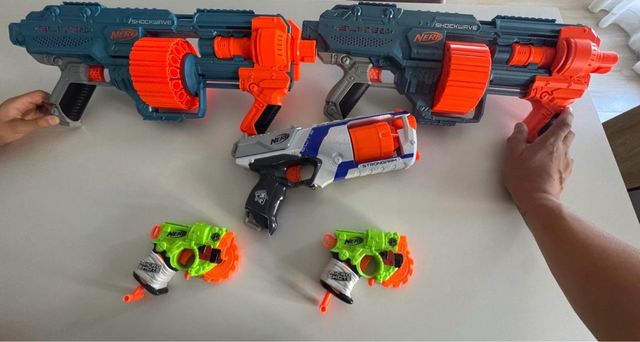 5 pistole Nerf