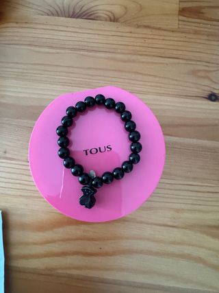 Pulsera Tous Ónix Negra Oso