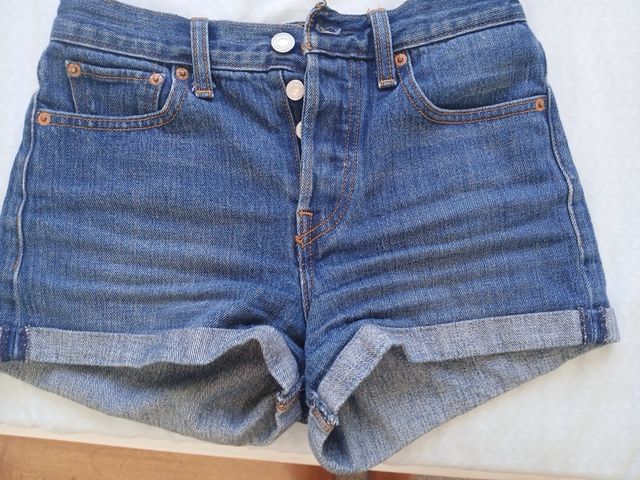 Pantalones cortos vaqueros Levi's azules