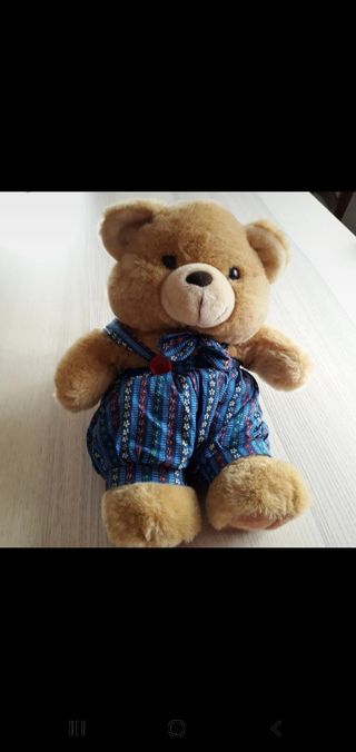 Peluche Orso con Salopette