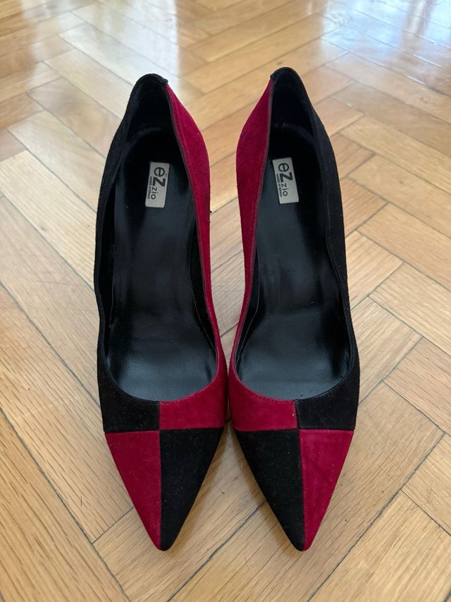 Zapatos Ezio Rojos y Negros