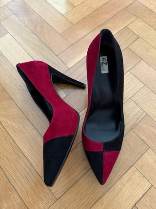 Zapatos Ezio Rojos y Negros