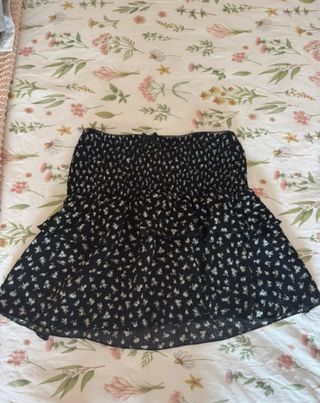 Falda corta estampada