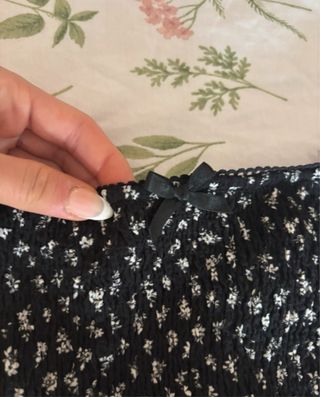 Falda corta estampada