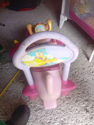 Correpasillos avión rosa