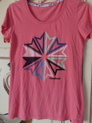 Camiseta Reebok Rosa Talla M