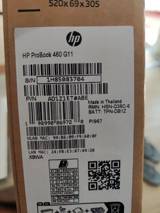 Portátil HP 460 G11 Plata