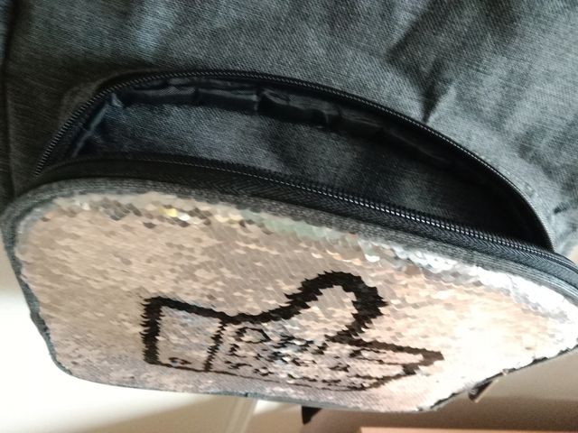 Mochila escolar Protekt con lentejuelas