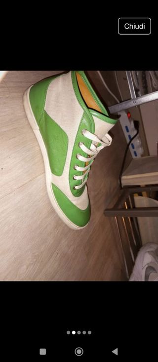 Scarpe da ginnastica Gucci verdi