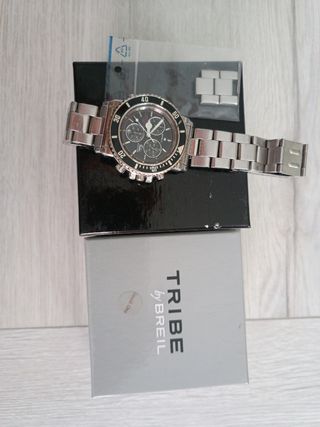 Orologio Breil Uomo Vintage Argento Nero