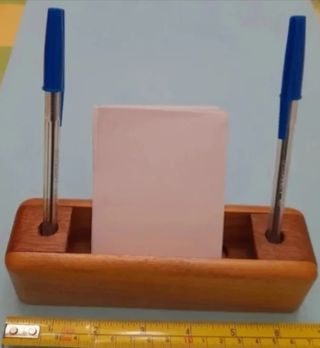 Organizador de escritorio de madera