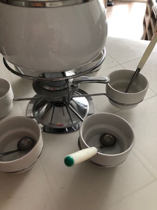 Juego de fondue para 6 personas