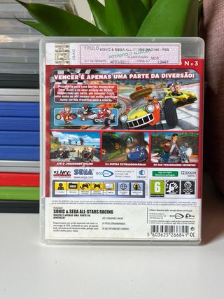 Jogo PS3 Sonic & Sega All-Stars Racing