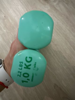Mancuernas verdes x 2 