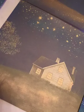 12 Gravuras Paisagem Estrelas e Casas