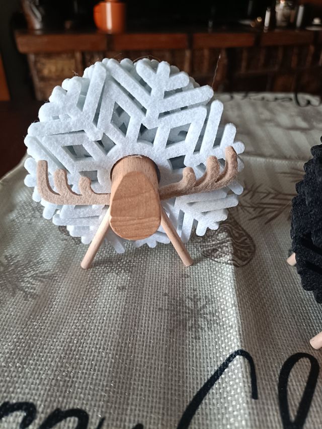 Camino de mesa y posavasos Navideños