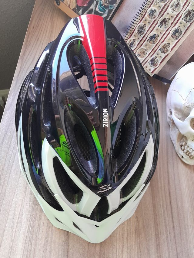 Casco Ciclismo Spiuk Negro y Blanco