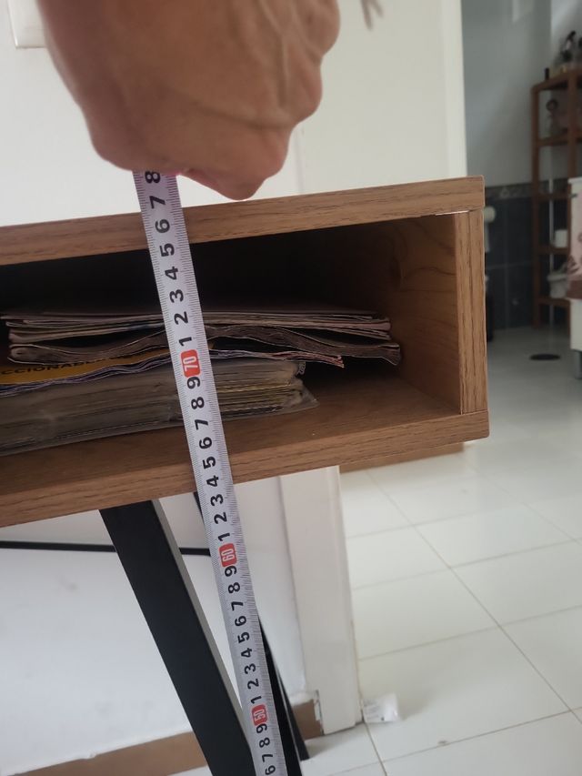 Mesa Escritorio Madera y Metal