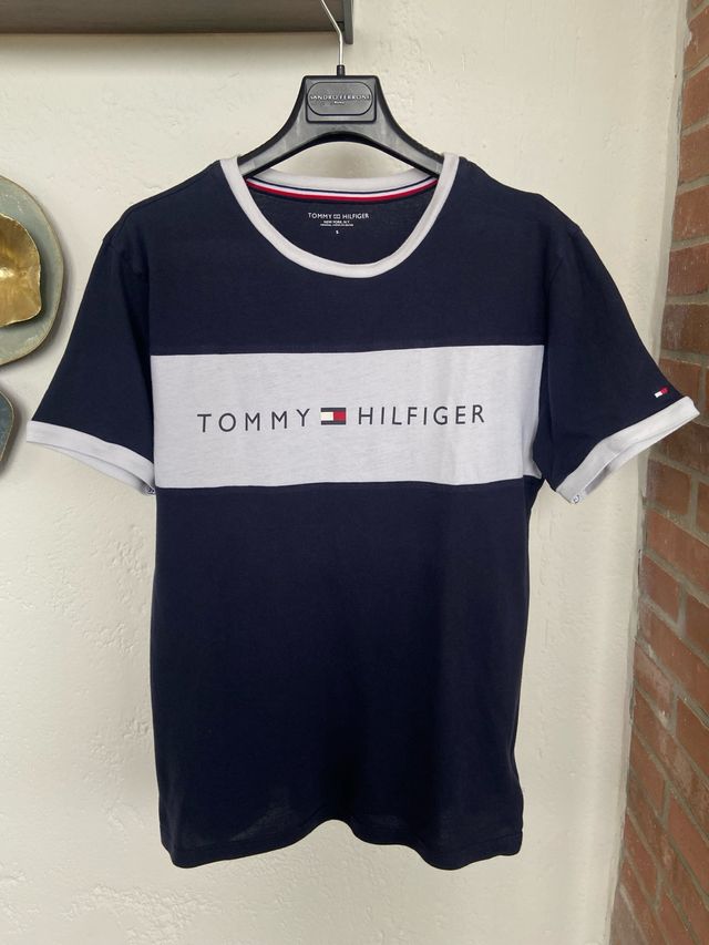 T-shirt Tommy Hilfiger blu uomo