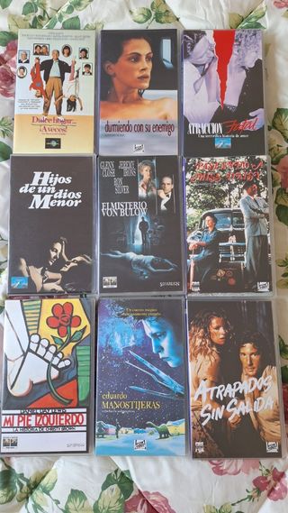 Lote Películas VHS Variadas