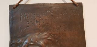 Bellissimo bronzo volto di Cristo