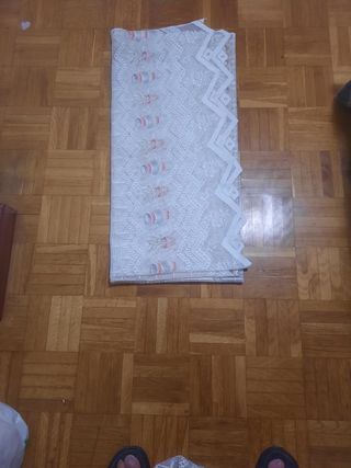 Cortinas de cocina blancas con diseño