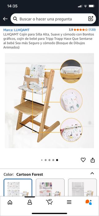 Cojín Trona Stokke con Diseño Infantil