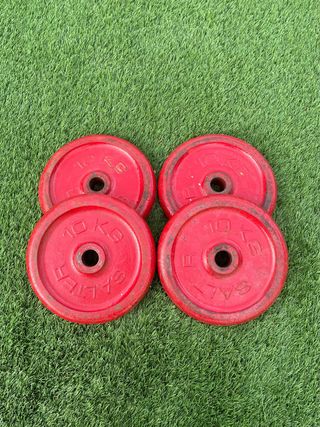 Discos de pesas de 10kg (4ud)