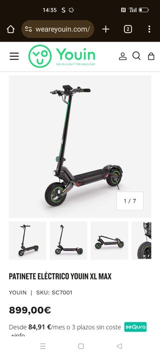 Patinete Youin XL Max