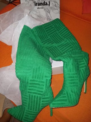 Botas altas verdes Miranda.J