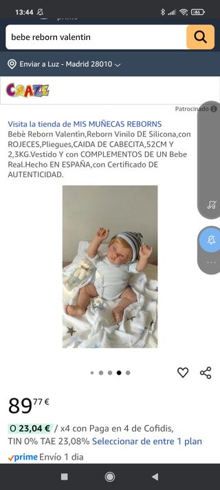 Bebé Reborn con Ropa y Accesorios NUEVO
