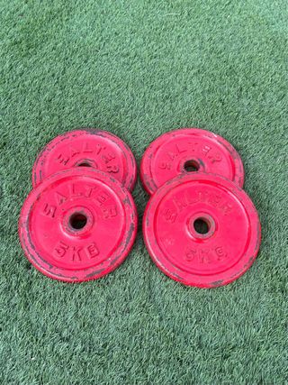 Discos de pesas de 5kg (4ud)