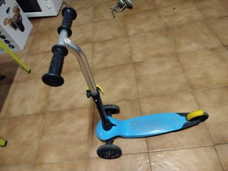 Patinete infantil 3 ruedas azul