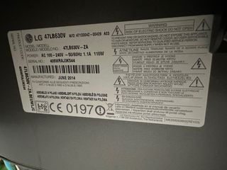 Televisión LG 47' Plata