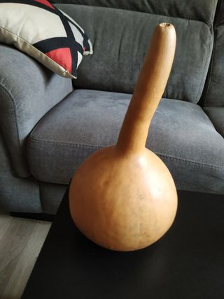 Calabaza seca decorativa
