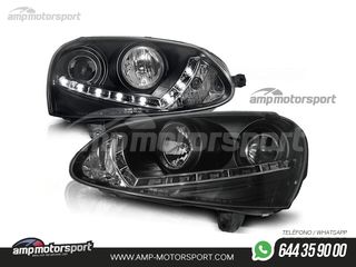 FAROS DELANTEROS LUZ DIURNA LED PARA VOLKSWAGEN GOLF 5 2003-2008
