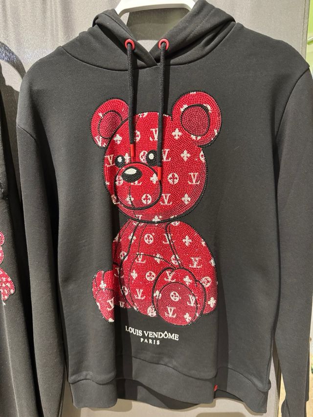 Chándal Oso Pedrería Mujer Louis Vendome Negro