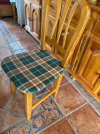 Mesa comedor pino macizo 8 plazas, mesa extensible