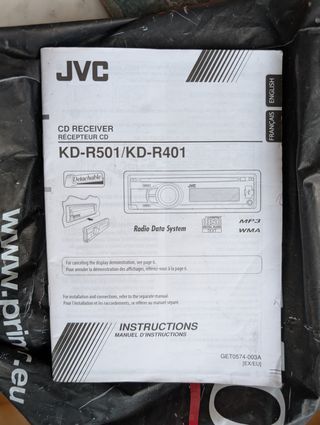 Radio JVC KD-R401