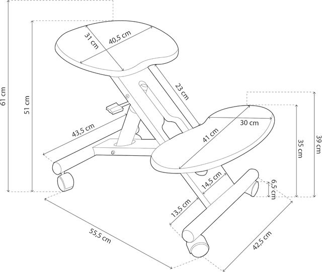 Silla Ergonómica Flip Negra