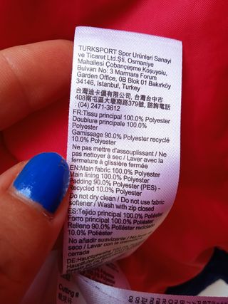Chaqueta impermeable Decathlon 6 años