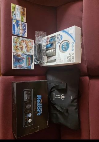 Nintendo Wii Super Gamer Pack 8 en 1 + Juegos