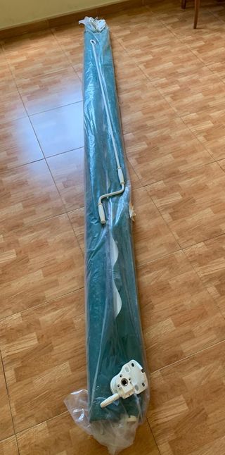 Toldo para balcón verde